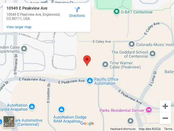 Denver South map