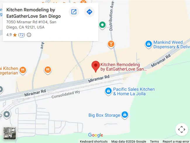 San Diego North map